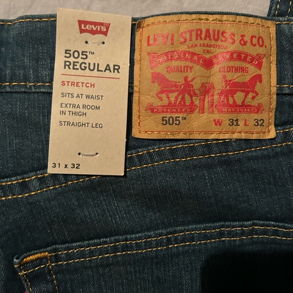 Levi’s 505 Jeans   Size  31 x 32    NWT - Picture 6 of 10